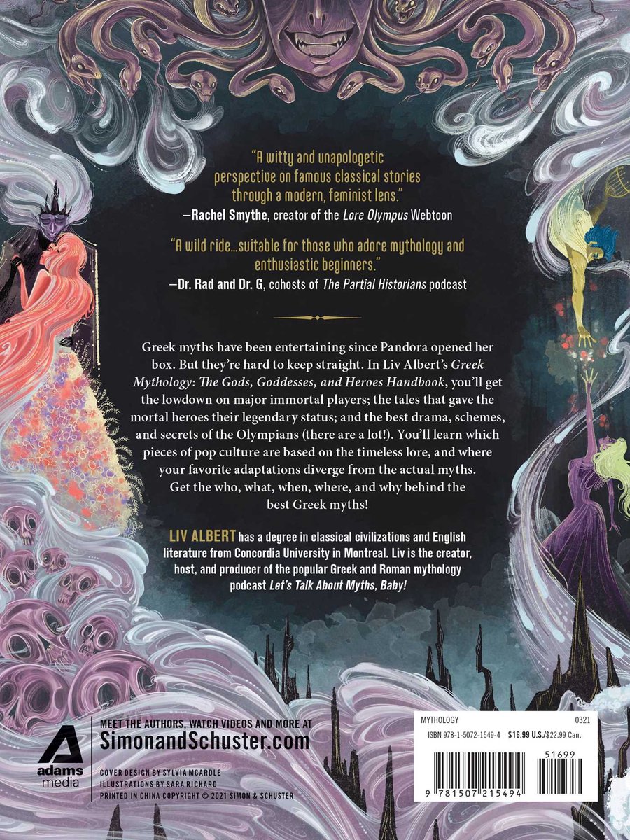 Greek Mythology The Gods, Goddesses, and Heroes Handbook From Aphrodite to Zeus, a Profile of Who's Who in Greek Mythology - back cover