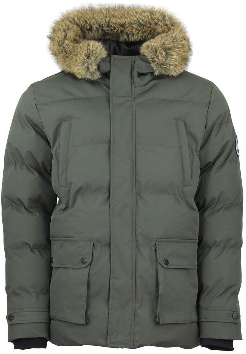 Waterdichte donsjack Peak Mountain Canabel Creme