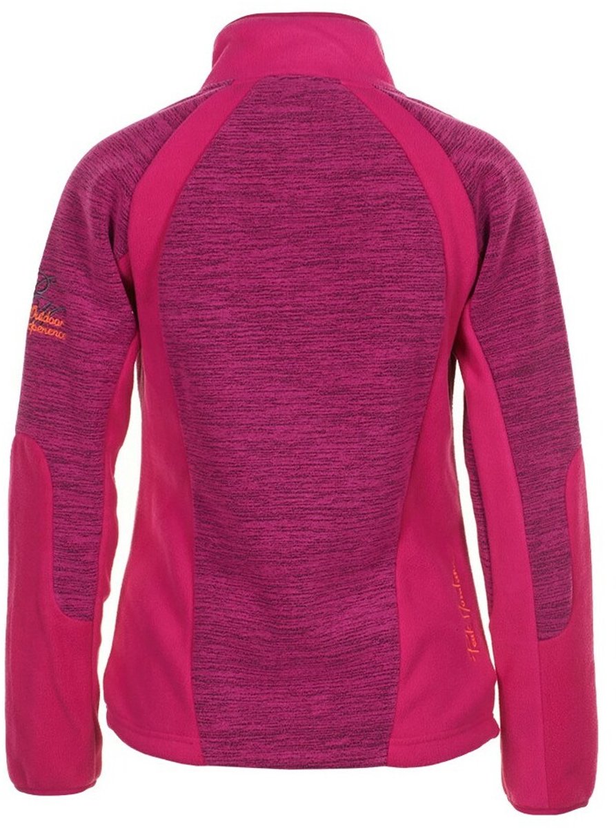 Dames fleecejack Peak Mountain Acut Roze