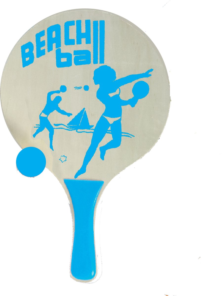 Beachball Set Natural | blauw