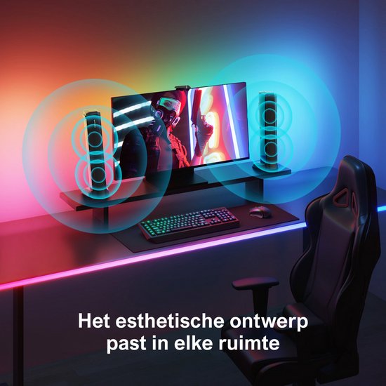 ULTIMEA 4.1-kanaals Soundbar met Subwoofer - Afneembare 2-in-1 Soundbar voor TV - Zwart van Ultimea — afbeelding 5