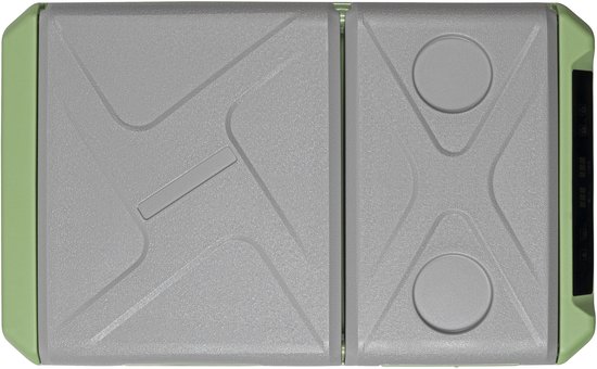 Steamy-E Elektrische Compressor Koelbox - Dual Compartment - Tegelijk koelen en vriezen - 32 liter - 12V en 230V - voor auto en camping - Grijs van Steamy — afbeelding 4