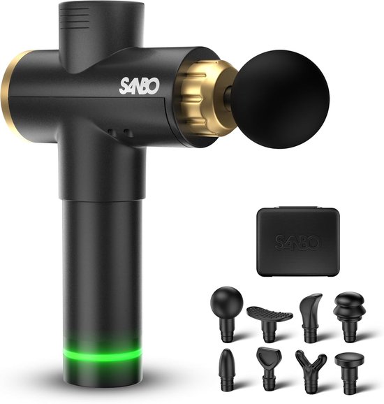 Professionele Massagegun met 8 Opzetstukken en 30 - Professionele - €183,93