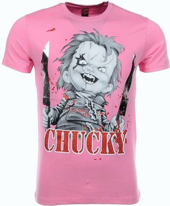 T-shirt - Chucky - Roze