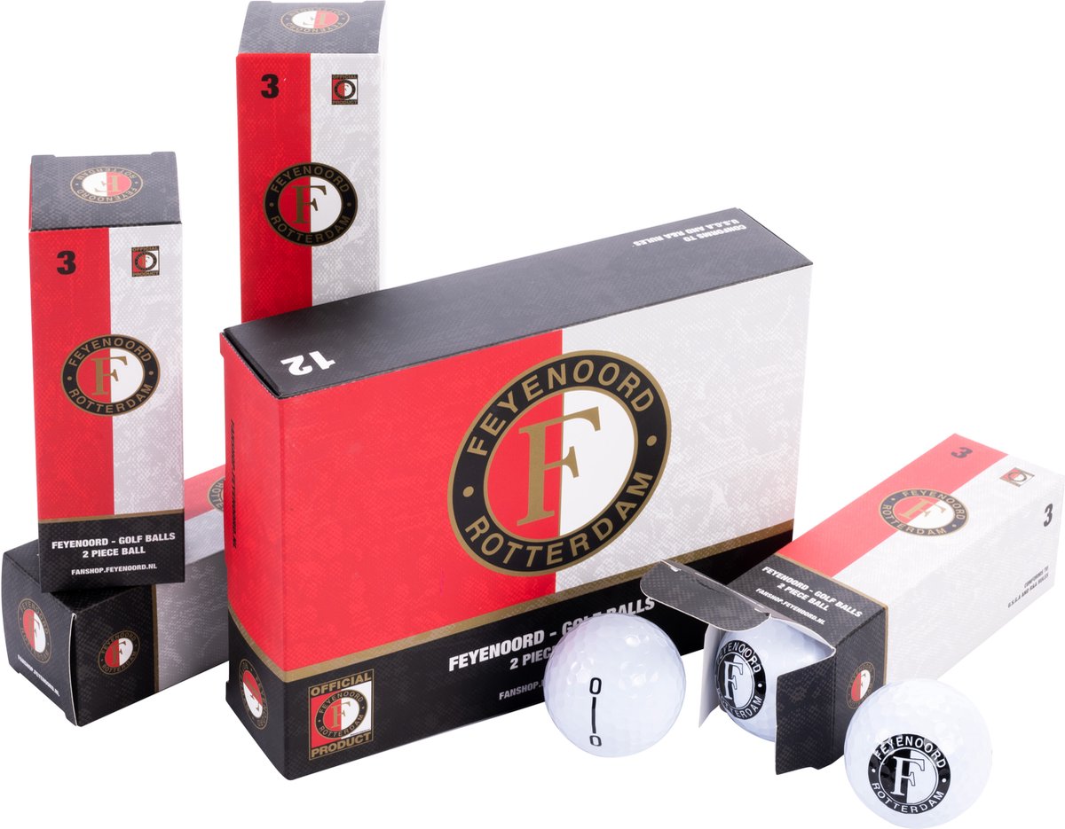 Feyenoord Golfballen - 12 stuks