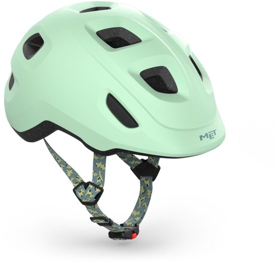 MET Hooray Kinderhelm – Fietshelm Kinderen - Maat S/M (52-55 cm) – Dusted Green Matt