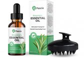 Pascia Rozemarijn Haarolie met Scalpmassager – Rosemary Oil - Rosemary Oil Hairgrowth – Rozemarijn Olie Voor in Het Haar – Alternatief Minoxidil - 100% Natuurlijk – Haarserum - Haarolie – Haargroei- Tegen Haaruitval – 60ml