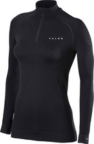 FALKE Maximum Warm Zip Shirt Dames 33040 - XL - Zwart