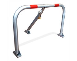 Relaxdays parkeerbeugel neerklapbaar - anti parkeerpaal