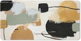 Tapis de souris XXL - Sous-main - Tapis de bureau - Peinture - Abstrait - Couleurs - 120x60 cm - Tapis de souris XXL