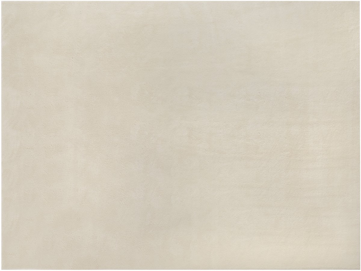 tectake® Kortpolig Vloerkleed -120 x 170 cm - Beige - 1630 g/m² Poolgewicht - Tapijt voor Woonkamer, Slaapkamer, Eetkamer - Onderhoudsvriendelijk en Wasbaar - Antislip Ondertapijt - Allergievriendelijk - Diverse maten en kleuren