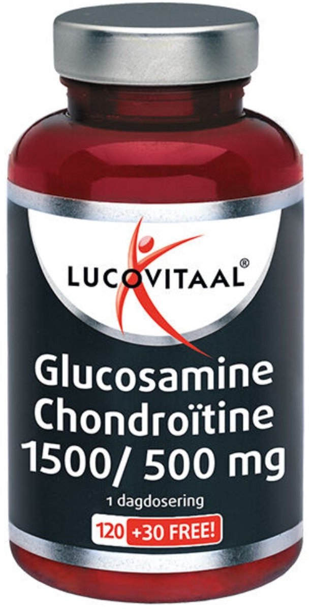 Lucovitaal Glucosamine ChondroĂŻtine 1500/500 mg Voedingssupplement - 150 Tabletten