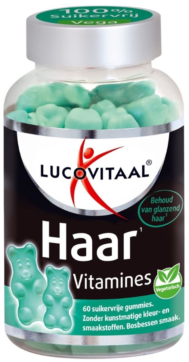 Bol.com Lucovitaal Gummies Vitamine Haar 60 Gummies aanbieding