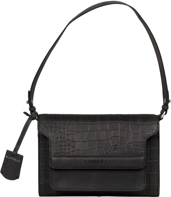 Burkely Casual Cayla Dames Schoudertas Satchel – Zwart