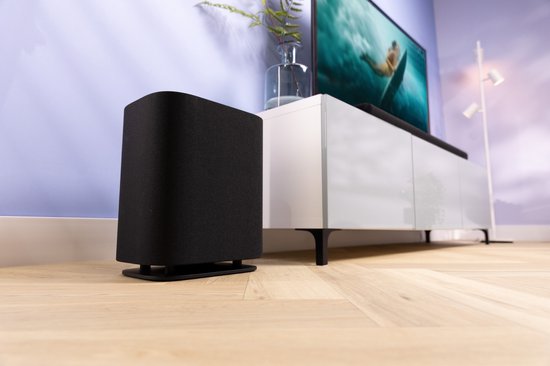 Harman Kardon Enchant Subwoofer - Draadloze Premium Subwoofer voor Enchant 900 & 1100 - Diepe Bas Upgrade - Design Home Cinema Uitbreiding - Zwart