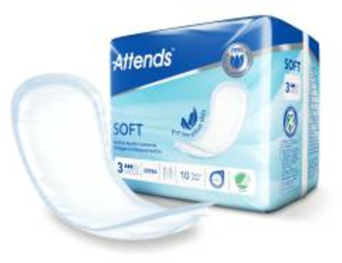 Goedkoopste Attends Soft 3 Extra - 8 pakken van 10 stuks