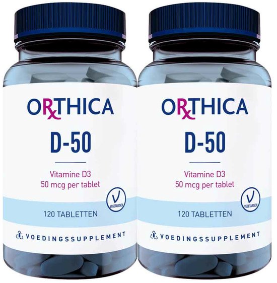 Orthica - D-50 - 2 x 120 tabletten - Voordeelverpakking