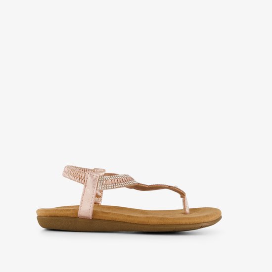 Sandales fille Blue Box avec strass - Rose - Taille 28