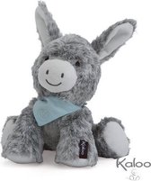 Kaloo Les Amis - Knuffel Ezel Régliss (17 Cm) - Zachte Vacht, Oren In Microvelours, Een Geborduurde Sjaal, Een Kaloo-Handtekening Weergegeven Op Zijn Poot, Allemaal Details Die Rég