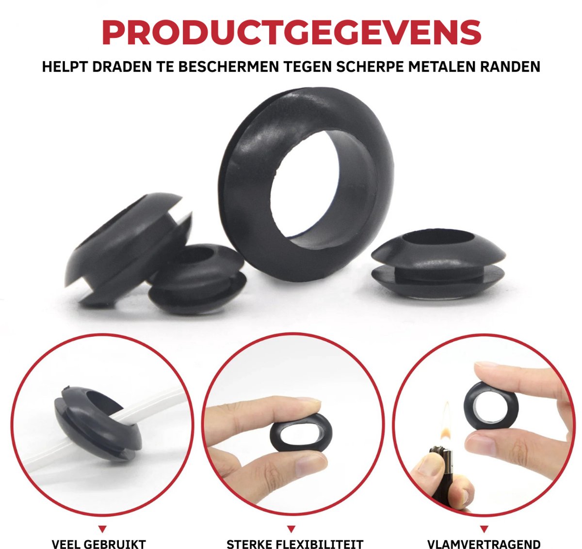 90 stuks rubberen kabeldoorvoer, 9 maten kabeldoorvoer van rubber, 35mm, 32mm, 30mm, 28mm, 27mm, 25mm, 22mm, 20mm, 16mm Gesloten rubberen kabeldoorvoer voor kabels, kabeldoorvoer voor kabelbescherming 90 stuks rubberen kabeldoorvoer, 9 maten kabeldoorvoer van rubber, 35mm, 32mm, 30mm, 28mm, 27mm, 25mm, 22mm, 20mm, 16mm Gesloten rubberen kabeldoorvoer voor kabels, kabeldoorvoer voor kabelbescherming