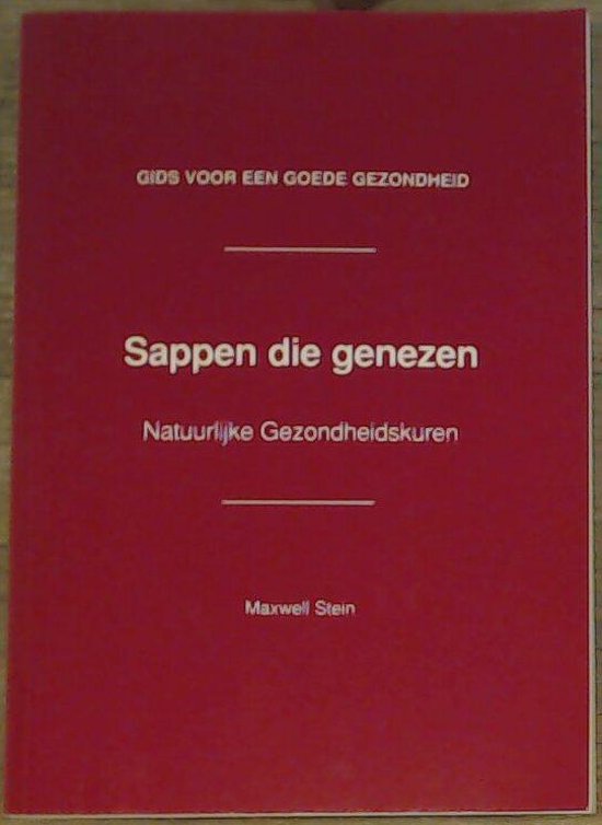 Sappen die genezen - cover
