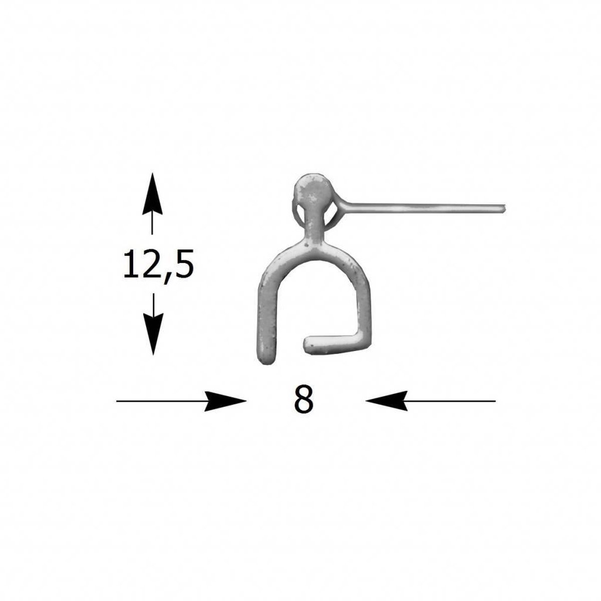 6 stuks rollende veer voor jaloezieën, 150 mm, aluminiumlegering, roestvrij staal, bevestiging, schort, rolluik, ophangveren voor rolluiken, wit, voor rolluikprofielen