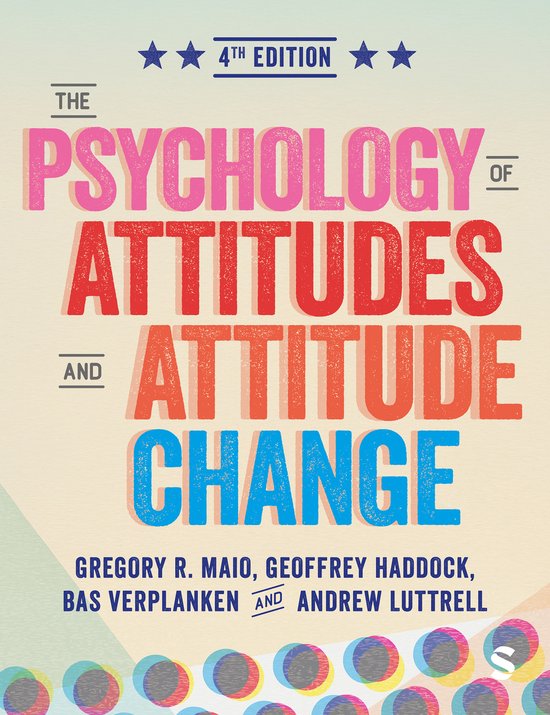 The Psychology of Attitudes and Attitude Change - cover