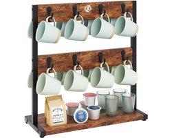 Mokkenhouder - Mokkenrek Staand - Kopjes Rek - Bekerrek