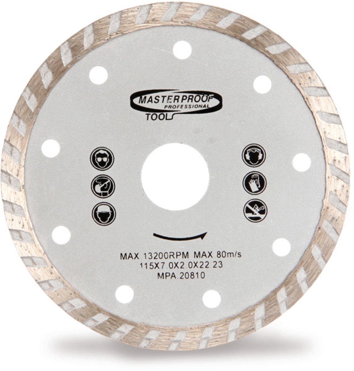 MASTERPROOF diamantsnijschijf, Ø 115 mm