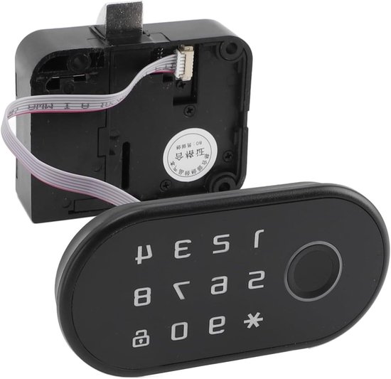 Elektronisch fietsslot eLinkSmart kettingslot vingerafdruk met telefoon-app iOS Watch 100 cm lengte waterdicht sleutelloos kabelslot geautoriseerd ontgrendelen op afstand blauw