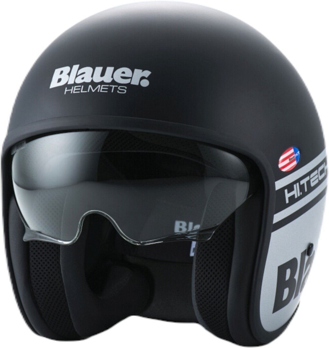 Blauer Pilot 1.1 06 Zwart Grijs Jethelm - Helm