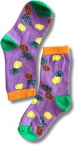 Chaussettes enfant motif ananas - Taille 7 7-9 - Funny Sock