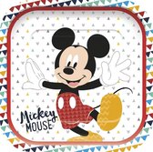Mickey Mouse Borden Awesome 24cm 4 stuks