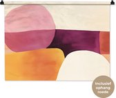 Tapisserie murale 90x67,5 cm - Formes - Abstrait - Coloré - Tapisserie - Tapisseries