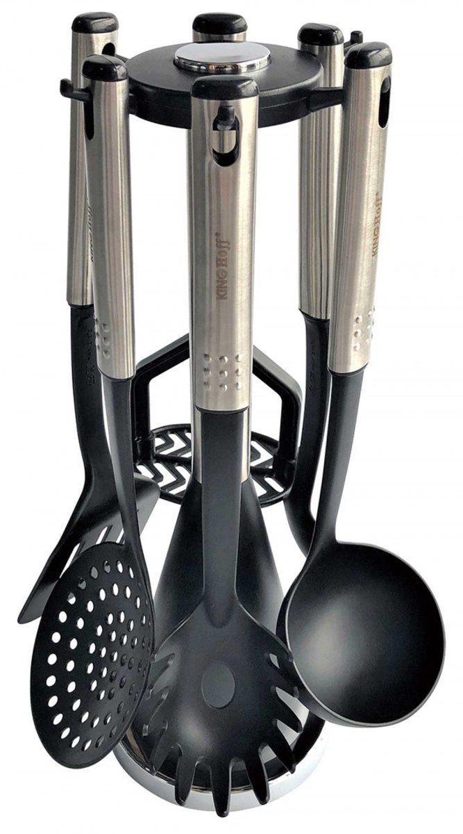 Kinghoff KH-1569 - Keukengerei Set - Roestvrijstaal en Nylon - Hittebestendig
