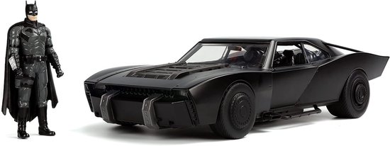 Jada Toys Batman 2022 1/18 Hollywood Rides Batmobil - Collectable - Met Batman Figuur