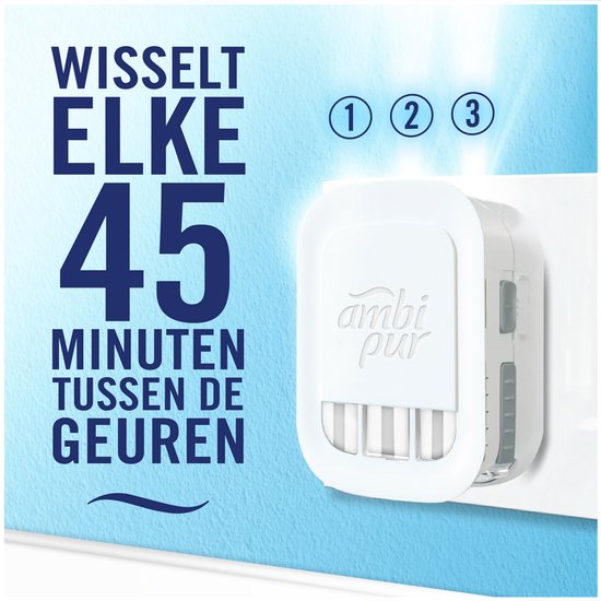 Ambi Pur / Febreze 3Volution - Katoen Bloesem - Elektrische Luchtverfrisser - 4 x navulling