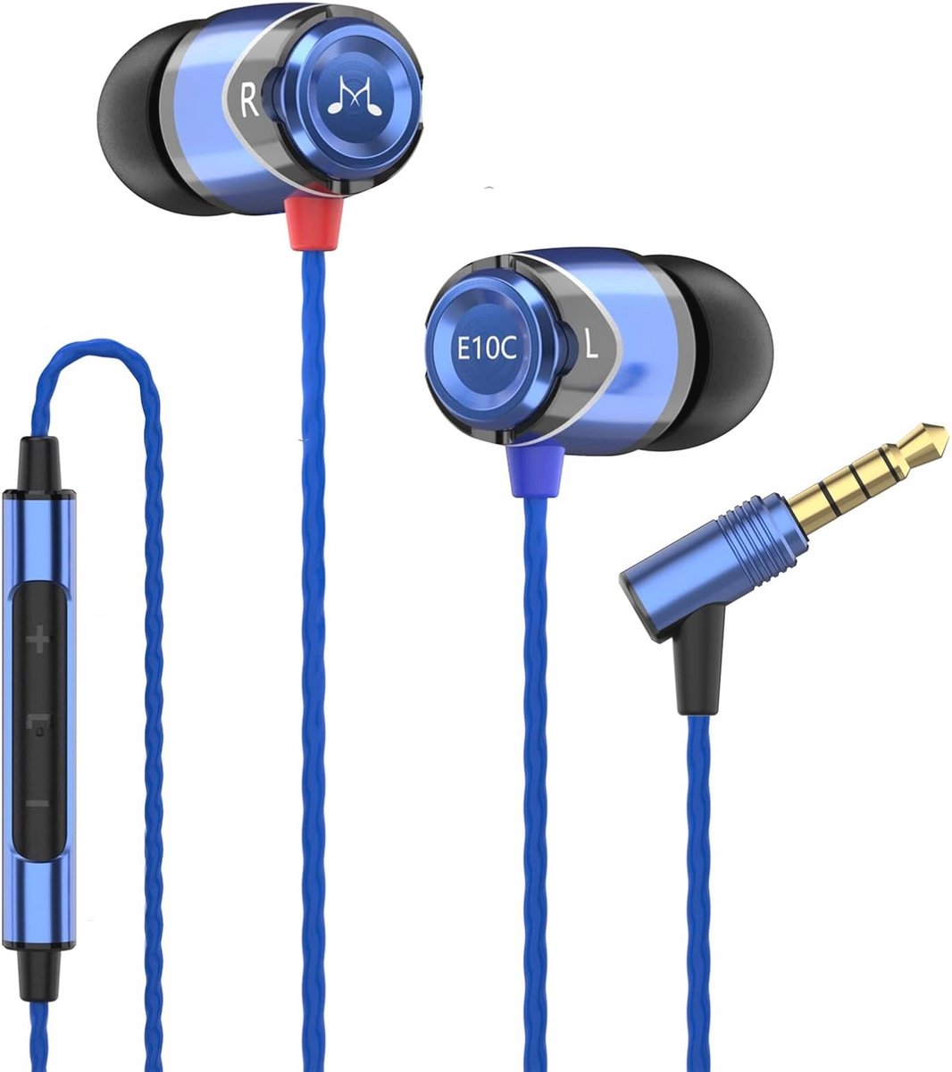Hifi Stereo In Ear Oordopjes met Geluidsisolerende Technologie en Krachtige Bas