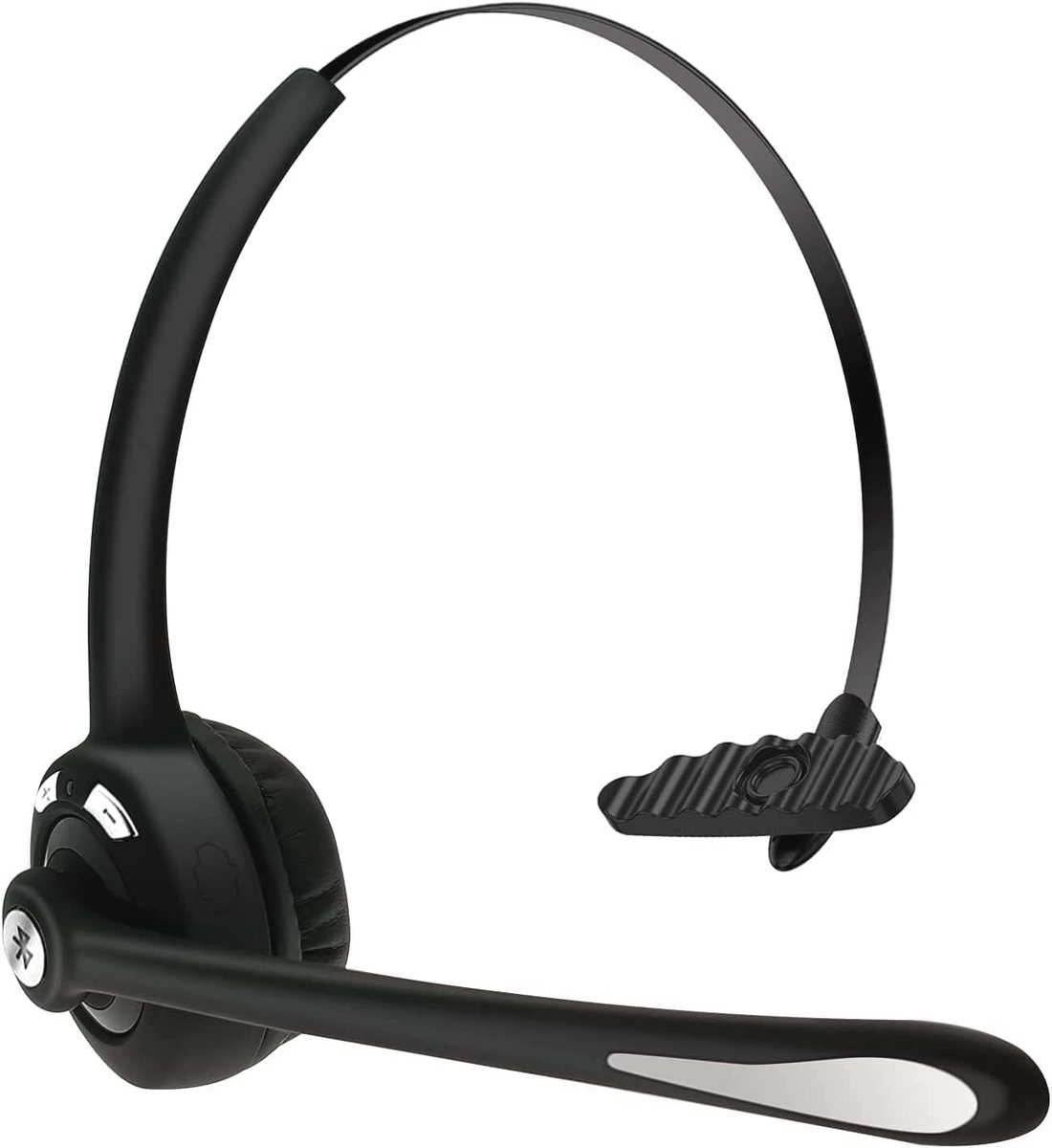 Draadloze Bluetooth-headset met microfoon V5.1 en ruisonderdrukking voor kantoor en vrachtwagen
