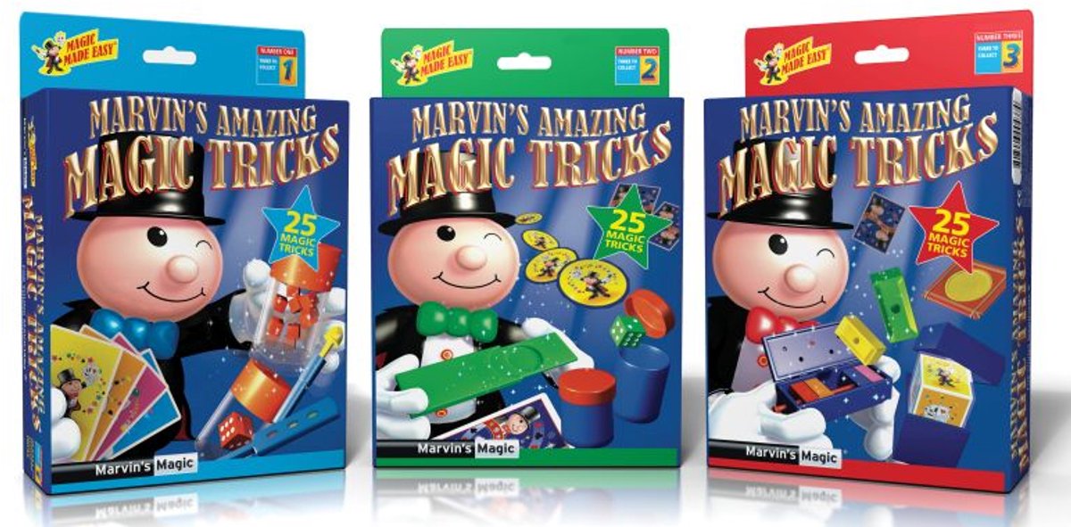 Marvin's Amazing Magic Tricks - 4x3 set - asst.
