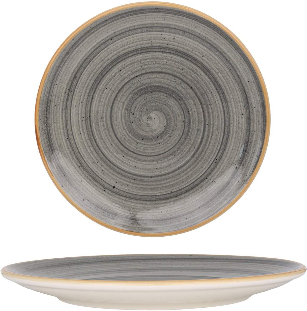Bonna Dessertbord - Aura Space - Porselein - 23 cm - set van 6