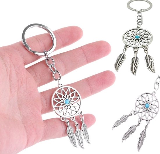 Dromenvanger Sleutelhanger in Zilver