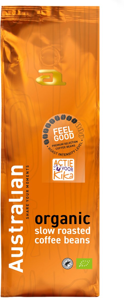 Australian Espresso beans Medium Roast Organic 750 gram koffiebonen