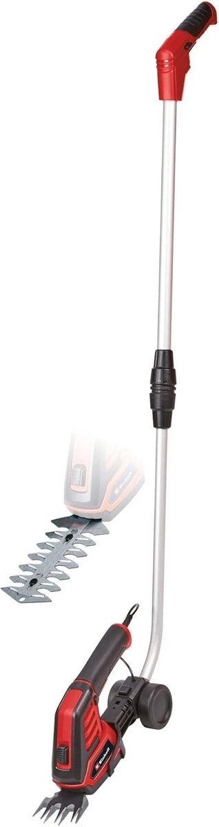 Accu Gras- en Heggenschaar - Draadloos Tuinonderhoud met Telescopische Steel