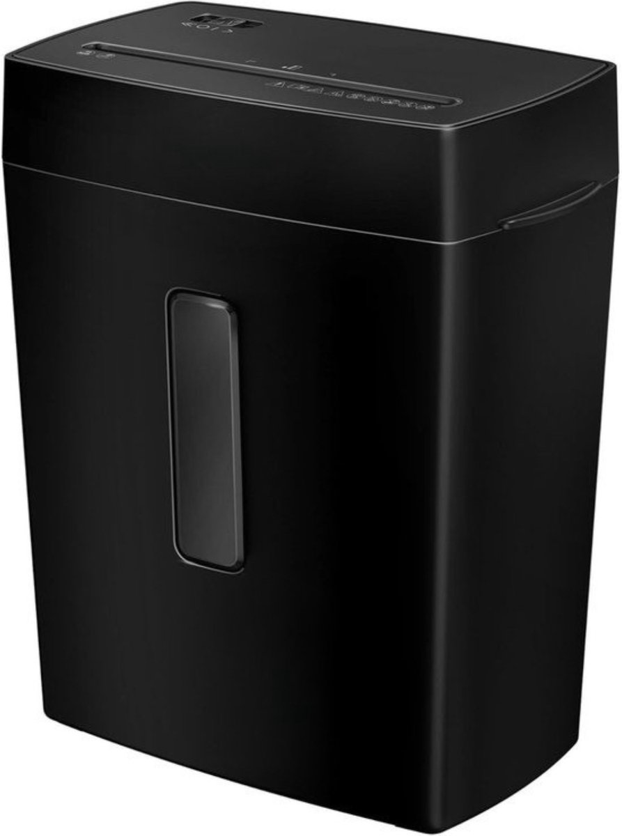Intelectro Papierversnipperaar - De Ultieme Documentvernietiger voor Thuis en Kantoor - 15L Opvangbak - 8 Vellen Snijtechnologie - Vernietiging van Kredietkaarten - Compact Design - Zwart - Levering Sneller dan Aangegeven!