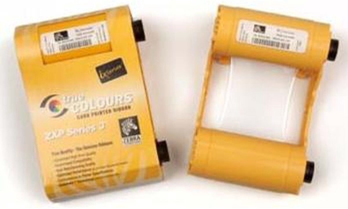 Zebra Ribbon Ymcko Voor Zxp 3 Plakband Zwart