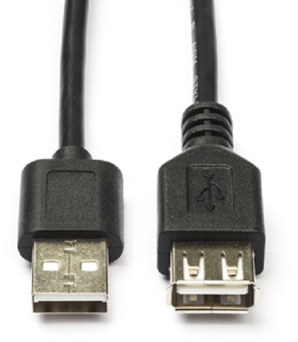 USB-A Verlengkabel – USB-A Male naar USB-A Female – Hoogwaardige Verbindingskabel