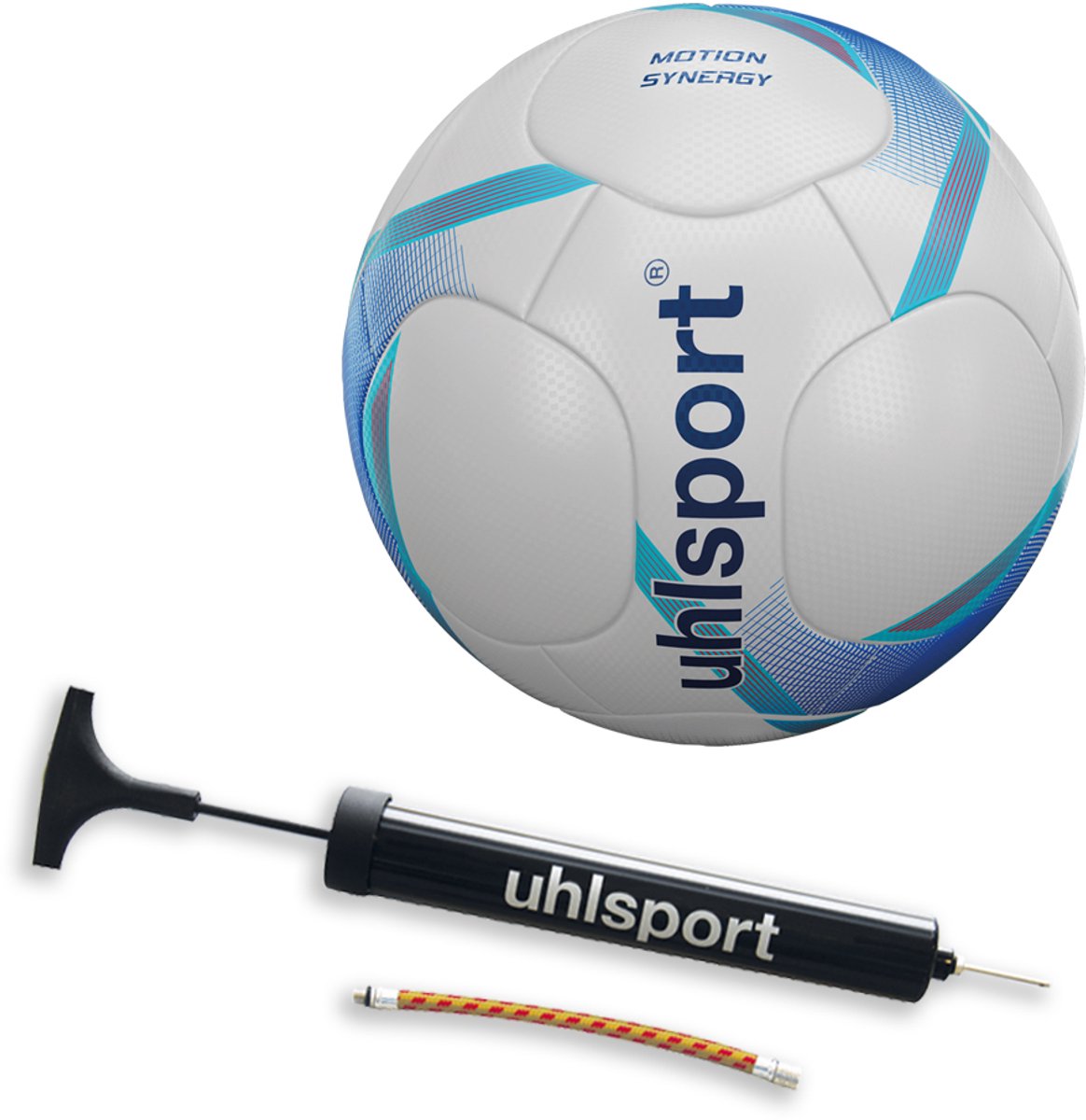 Uhlsport Motion Synergy + Gratis Uhlsport Balpomp Keepershandschoenen - Maat 4