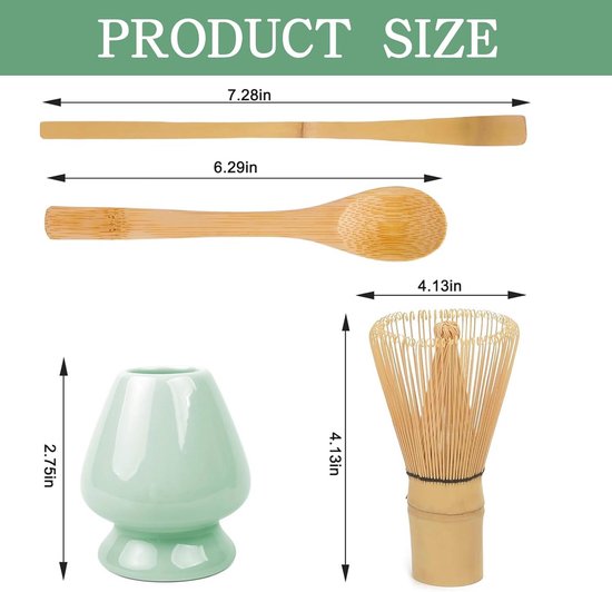 Matcha Set roze, 5-delige Matcha bezem, kom, filterzeef, Chasen en