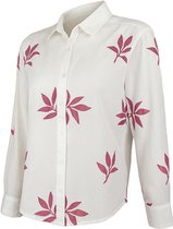 Angelle Milan - Chemisier Rayé Zwart/Crème pour Femme - Tissu Voyage - Comfort - Sans repassage - Durable - Taille M - En 5 tailles !